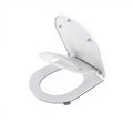 Toilet Lid Household Universal Slow-Close Round Plastic Toilet Cover Lift Handles Lifter Two-in-One Skin Sense
