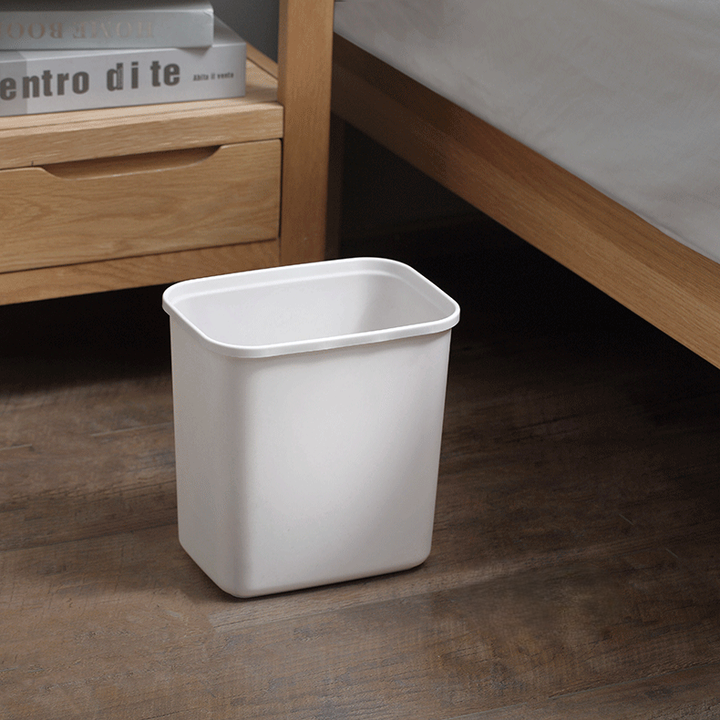 Environmentally Friendly Rectangular Small 2L 7L 11L Storage Bucket with No Lid Suitable for Hotel Rooms Desktop Trash Can