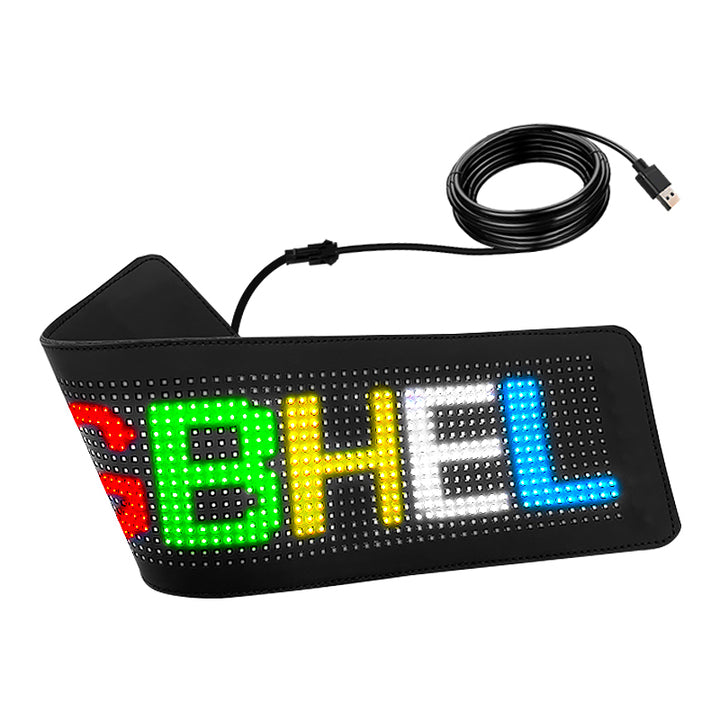 Smart APP Led Flexible Film Display Screen Car Rear Window Advertising Light Led Display Sign Board LED Matrix Panel Car Sign