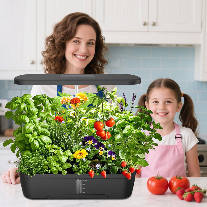 Professional 52-Pods Hydroponic Planting Systems with Intelligent Monitoring for Home Gardening