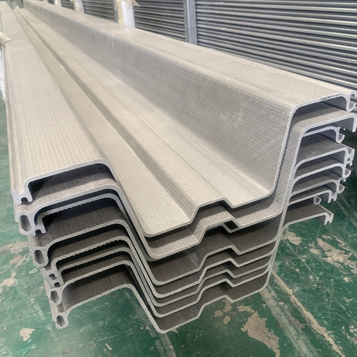 High Strength Customized FRP Sleeper FRP Composite Retaining Wall Panels for Quick Installation