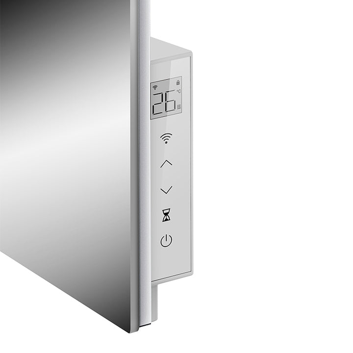 Home Wall Mounted Infrared Radiant Ceiling Room Panel Carbon Crystal Electric Glass Infared Panel Heaters With Thermostat