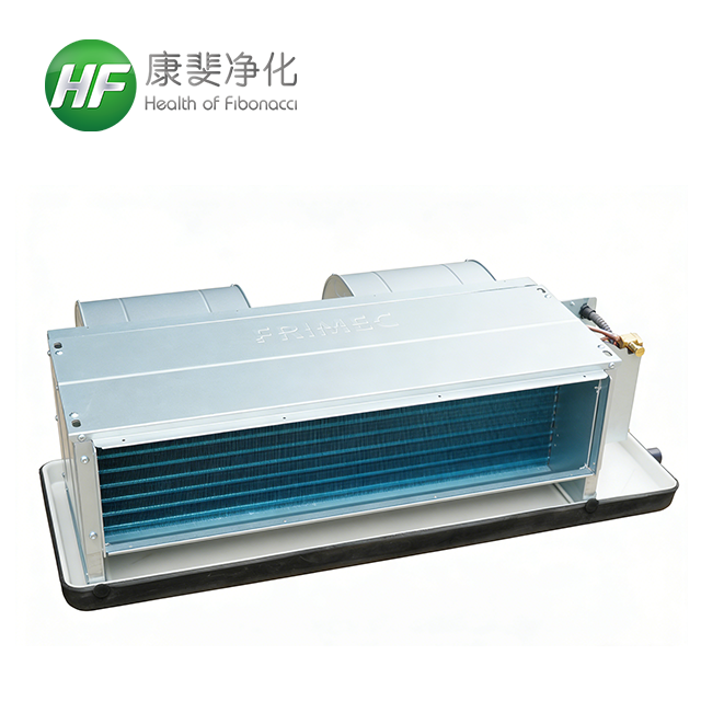 Luxury Horizontal Concealed Ducted Fan Coil Unit 2 Pipe 4 Pipe Hydronic Water Cooling Heating FCU HVAC System