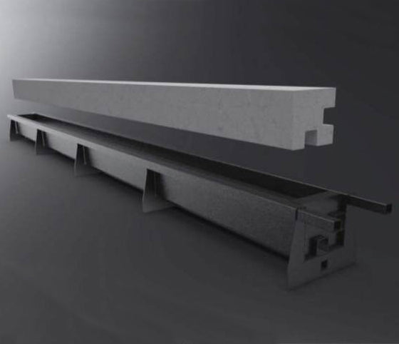 concrete fence post mould plastic farm fencing form H shape