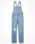 Custom looses  plus size women's  ripped denim  Overalls