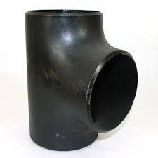 High Quality ASME B16.9 B16.28 High Pressure Welding Pipe Fitting SCH5 Seamless 15 Degree Tee for Fire protection Systems