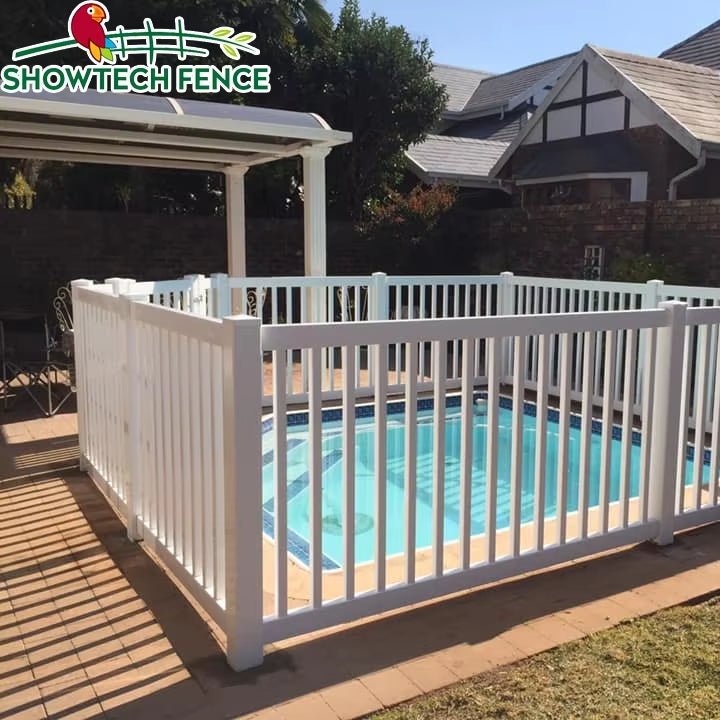 Closed Picket PVC Fence, PVC Cover for the Fence Single&double Fence Gate, Swimming Pool fences, gardening fencing