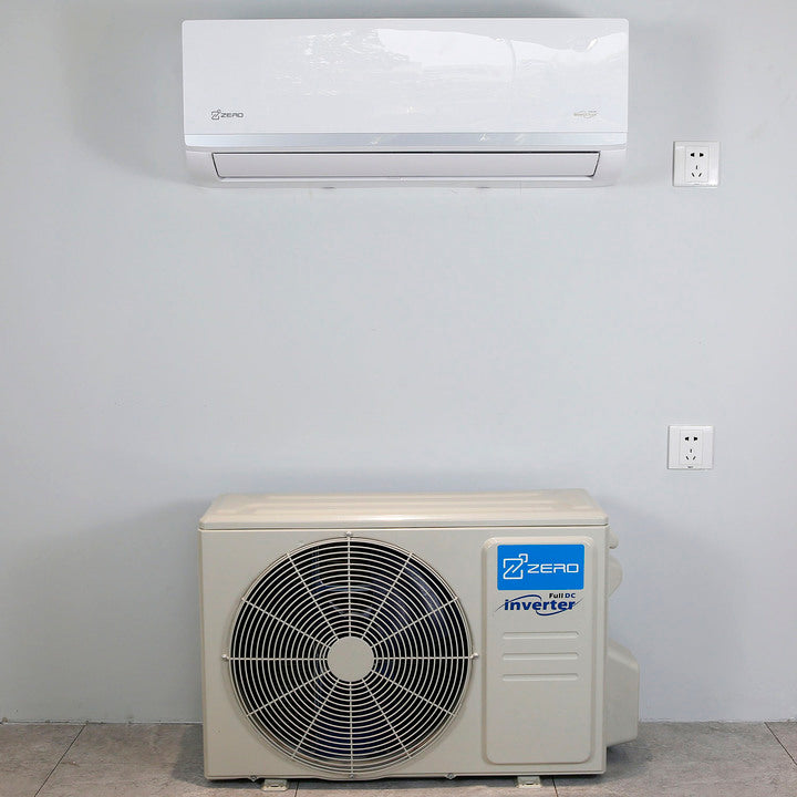 ZERO Inverter R410A AC Unit 21000-30000 BTU Mini Split Air Conditioner Wall Mounted Household & Outdoor Use 20+SEER