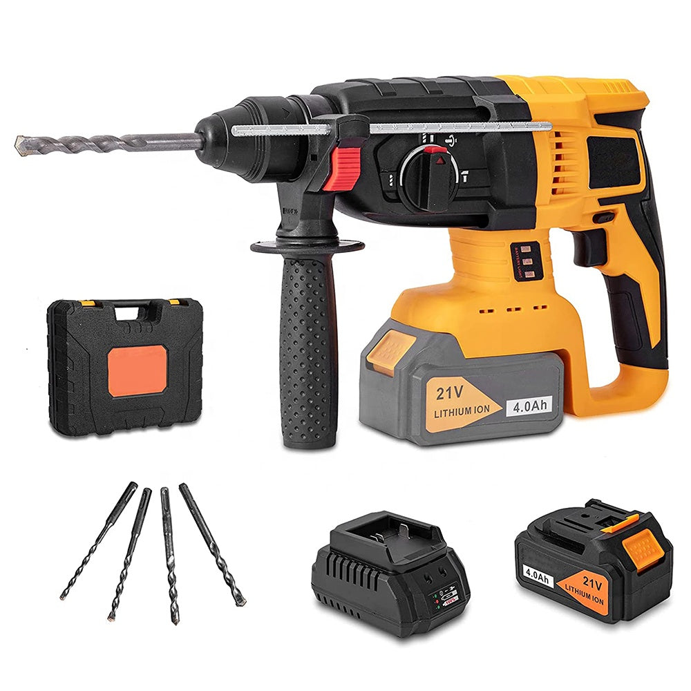 Best 20V 1/2 inch 3-in-1 Mode Cordless Brushless Battery SDS Plus Rotary Impact Hammer Drill Sale