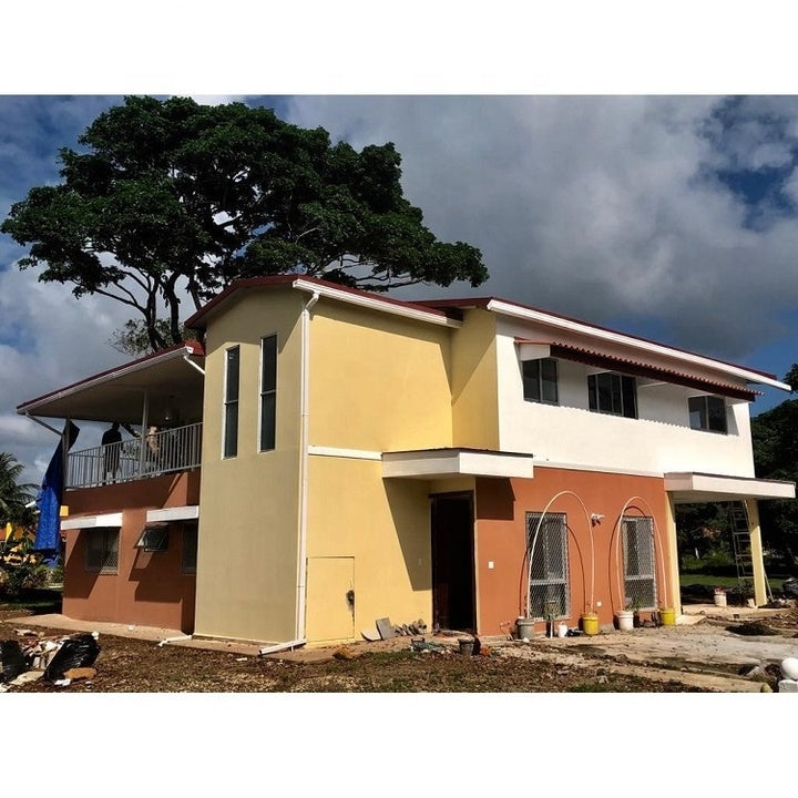2025 New Tech European Style Prefab House European Style Precast Concrete Sandwich Panels Building