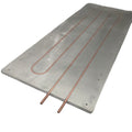 Custom Liquid Cooling Heatsink Aluminum Cold Plate with Cooper Tubes Water Cooling Plate
