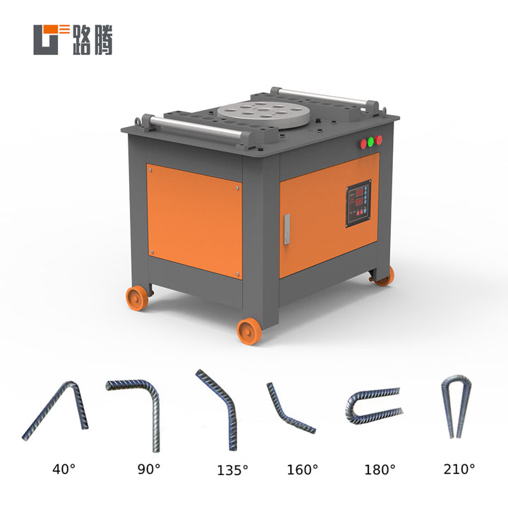 LUTENG Wrought Iron Rebar Curving Tool Small Site Rebar Rolling Machine