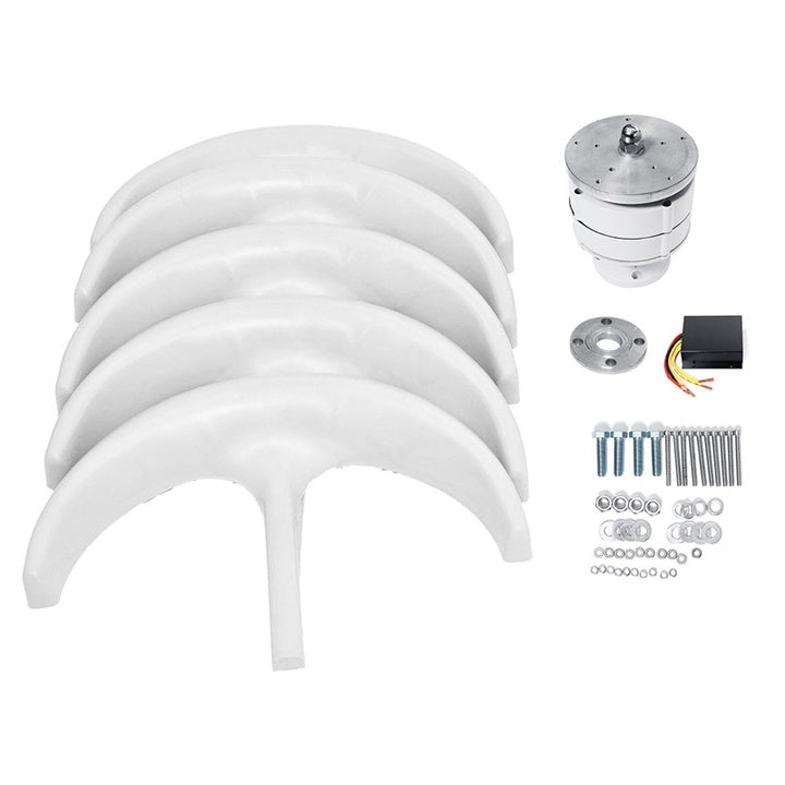Elege Support Streetlight 12v Windmill Generator 1kw Off Grid Vertical Axis Wind Turbine With PWM Controller Wind Mill Generator
