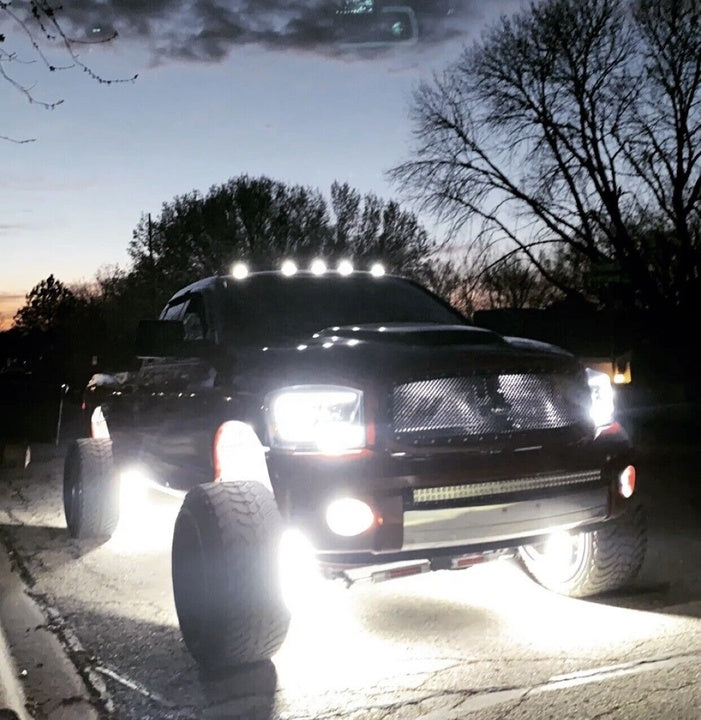 KingShowstar 17''10 Row White Wheel Light Kit Wheel Lights for Truck