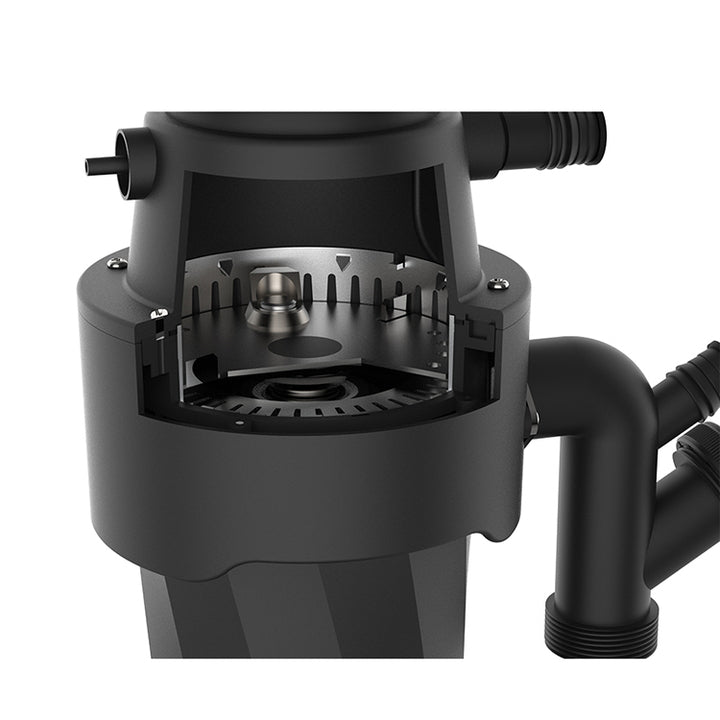 Garbage Disposal 1/2 HP Continuous Feed Food Waste Disposer with Stainless Steel Grinding System