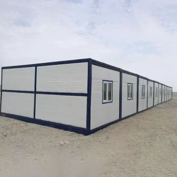Modular Prefab Durable Insulated Weatherproof Quick-Assemble Portable Outdoor Chinese Accommodation Folding Container House