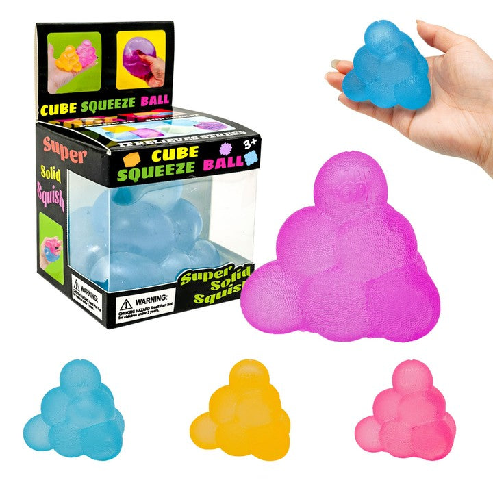 CutePartner New Style Triangular Cube Maltose Squishy Stress Relief Toy for Children Ages 5+
