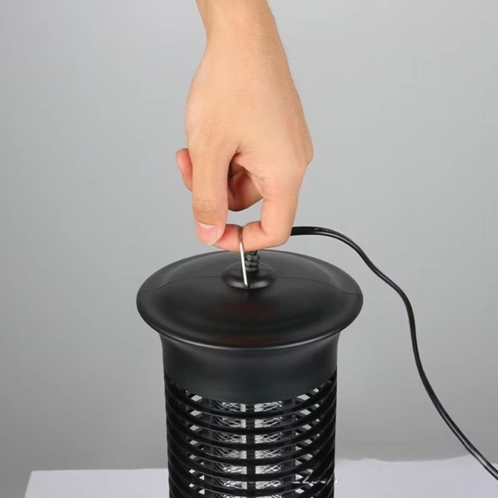 6W Indoor Electric Shock Mosquito Killer Lamp Household Light Wave Insect Trap Bug Zapper Device Electric Shock Bug Zapper
