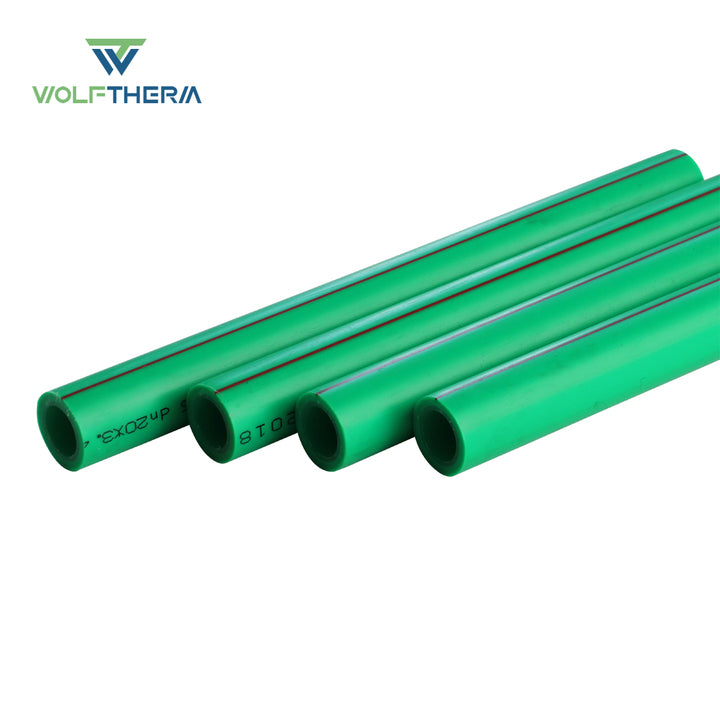 Hot Sales Wolftherm Tube Connector PPR Plastic Pipe Fitting PN 25 20mm Size Transparent Heat Insulation Plumbing Smooth 1 Piece