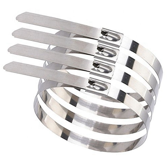Strong Stainless Steel Bundle Grade Metal Cable Ties Zip Tie
