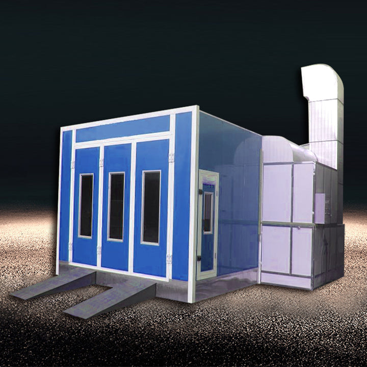 Professional Automotive Spray Booth with LED Lighting Diesel Heater for Efficient Vehicle Painting