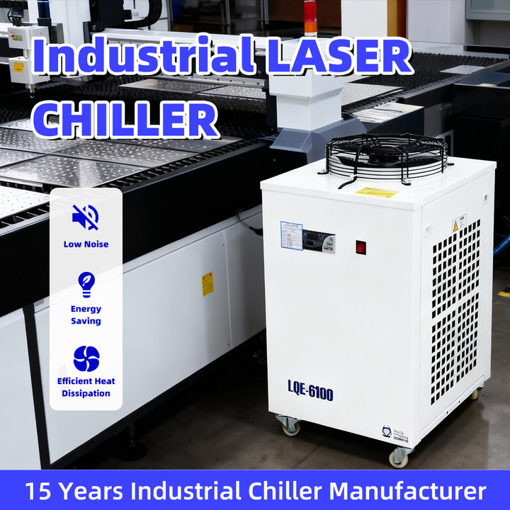 Best Seller 1.3HP Efficient Laser Chiller Blue Penguin Industrial Water Cooler for Brazil Market Factory Direct