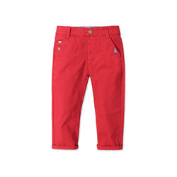 Baby wholesale sustainable  design clothing for kids Straight Leg Organic kids boys cotton chino pants