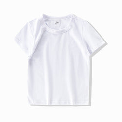 Multiple Colour Kids T shirts Plain O-Neck Tee Shirt Children Unisex Girl's and Boy's T-shirts