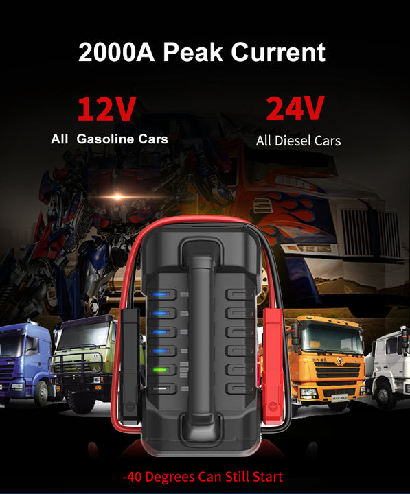 Yesper 326 Hot Sale Jump Pack Heavy Duty Battery Booster 12V 24V Jump Starter 56000mAh Car Booster