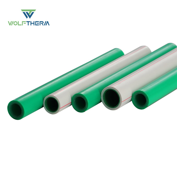 Hot Sales Wolftherm Tube Connector PPR Plastic Pipe Fitting PN 25 20mm Size Transparent Heat Insulation Plumbing Smooth 1 Piece