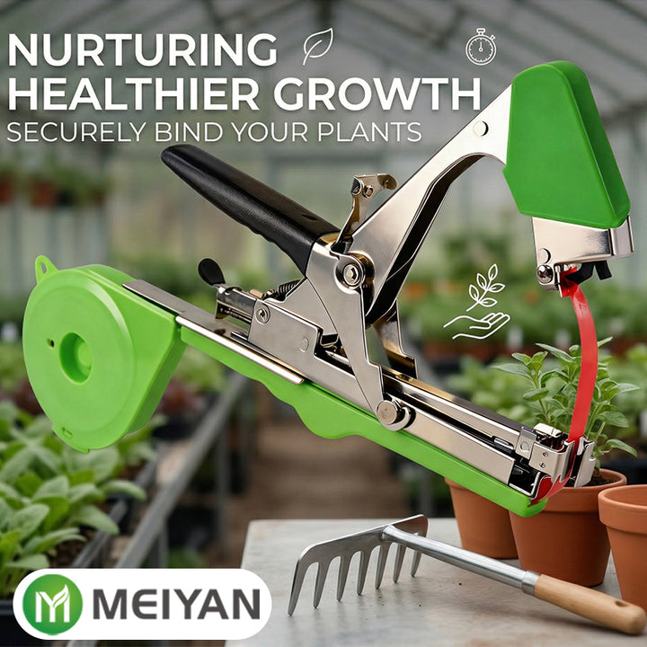 Heavy Duty Plant Tying Tape Tool Hand Tying Machine with Metal Body