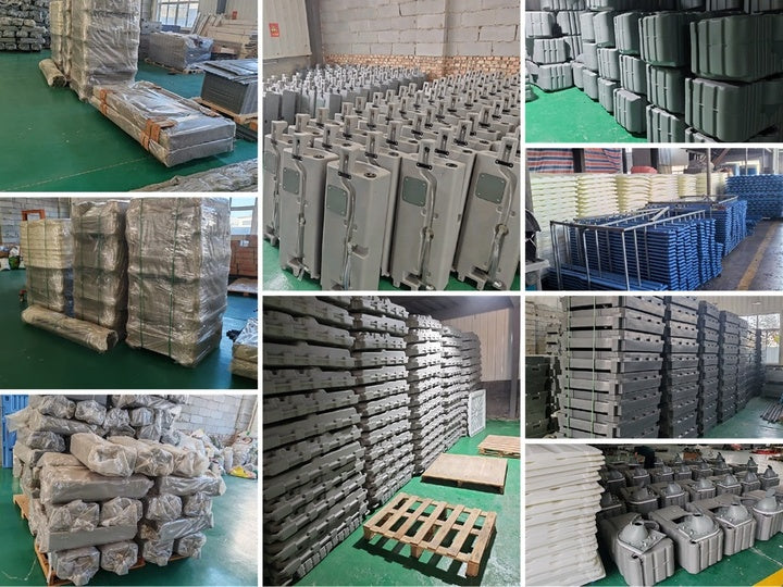 Mobile Toilet HDPE Portable Cabin with 350L Waste Tank UV Resistant Outdoor Toilet with Hand Wash