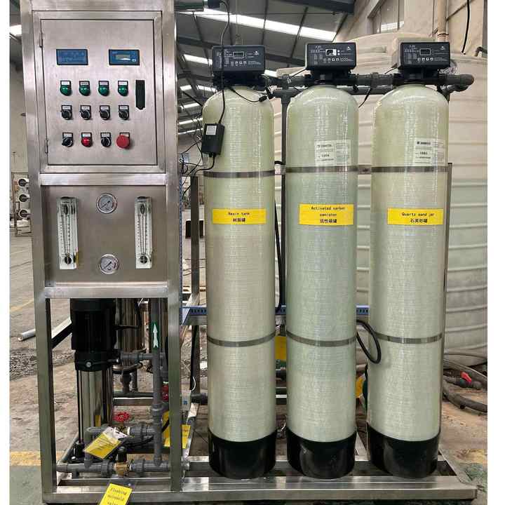 Industrial RO Water Treatment System 1000LPH 24TPD for Boiler Feed Water Softening RO Plant System