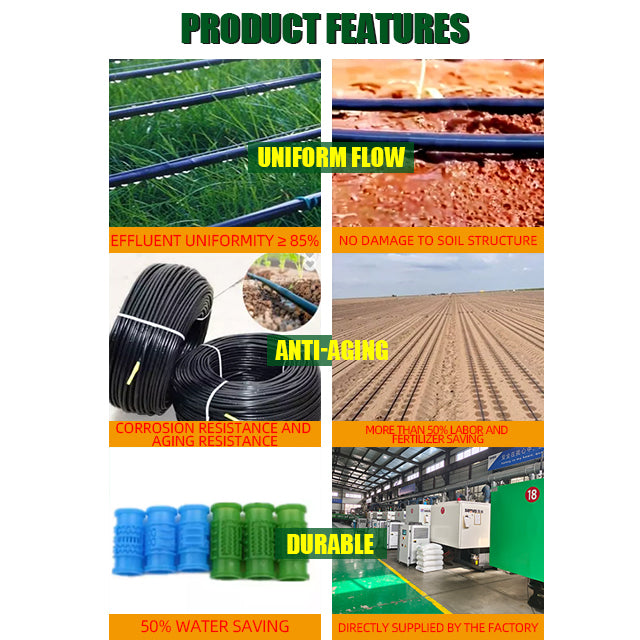 Drip Irrigation System Full Container Export Drip Pipe 16mm Plastic Irrigation Pipe for Other Watering Irrigation