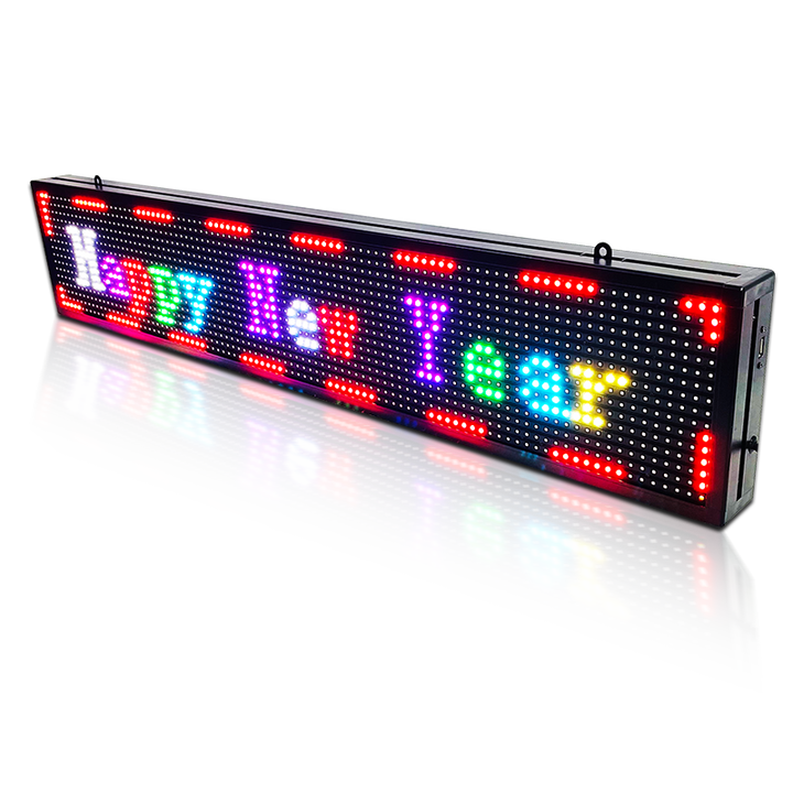 P10 WiFi Programmable LED Scrolling Sign Message Board RGB Full Color HD Definition Display Board LED Sign Display