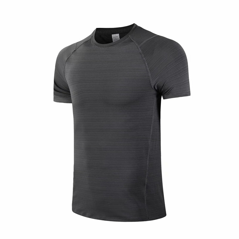 89 polyester 11 elastane mens gym top moisture wicking active athletic performance crew tshirt quick dry