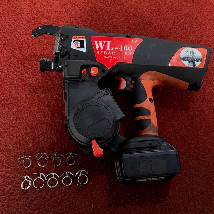 WL460 Professional Grade Battery-Powered Rebar Tying Machine & Cutter Fully Automated 90WH Motor