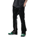 Custom Men's Elastic Waistband Mens Stacked Flare Sweatpants Men Fitness Trousers High Quality Casual Flared Jogger Track Pants