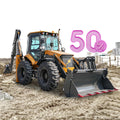Manufacturer EPA Euro 5 Engine 4x4 Back Hoe Loader Retroexcavadora China Wheel Excavator Backhoe Loader