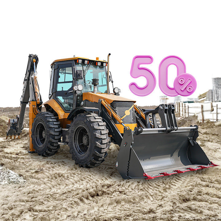 Manufacturer EPA Euro 5 Engine 4x4 Back Hoe Loader Retroexcavadora China Wheel Excavator Backhoe Loader