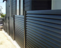 Factory Custom aluminum horizontal garden luxury privacy slat fence panel