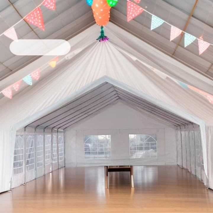 13 X 25ft with Windows European Style Parties Tent White Color Big Event Customized Canopy Outdoor Party Tents