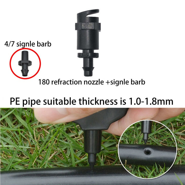 Competitive Price Save Resources POM Watering Nozzle 180 Degree Sprinkler for Greenhouse Irrigation