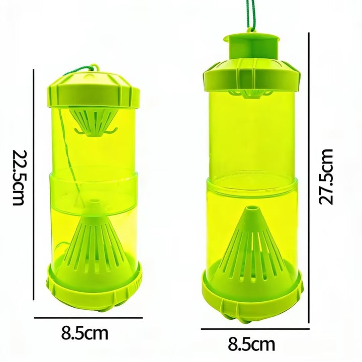 2 Pack Solid Telescopic Dual-use Columnar Wasp Trap Fly Insect Trap Long-Lasting (>480 Hours) Garden Outdoor