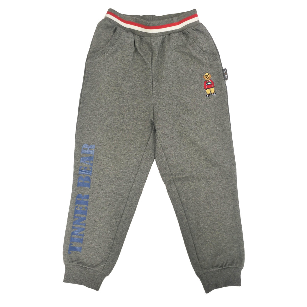 Hotsale Winter fashion knitted 100% cotton children casual soft Kids Pants for boy design sweatpants