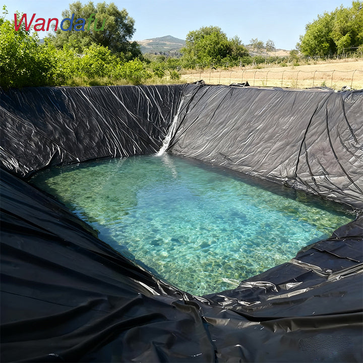 Top Selling Waterproofing HDPE UV Resistant Geomembrane Agriculture Pond Liner Landfill Site Irrigation Ditches Impermeable