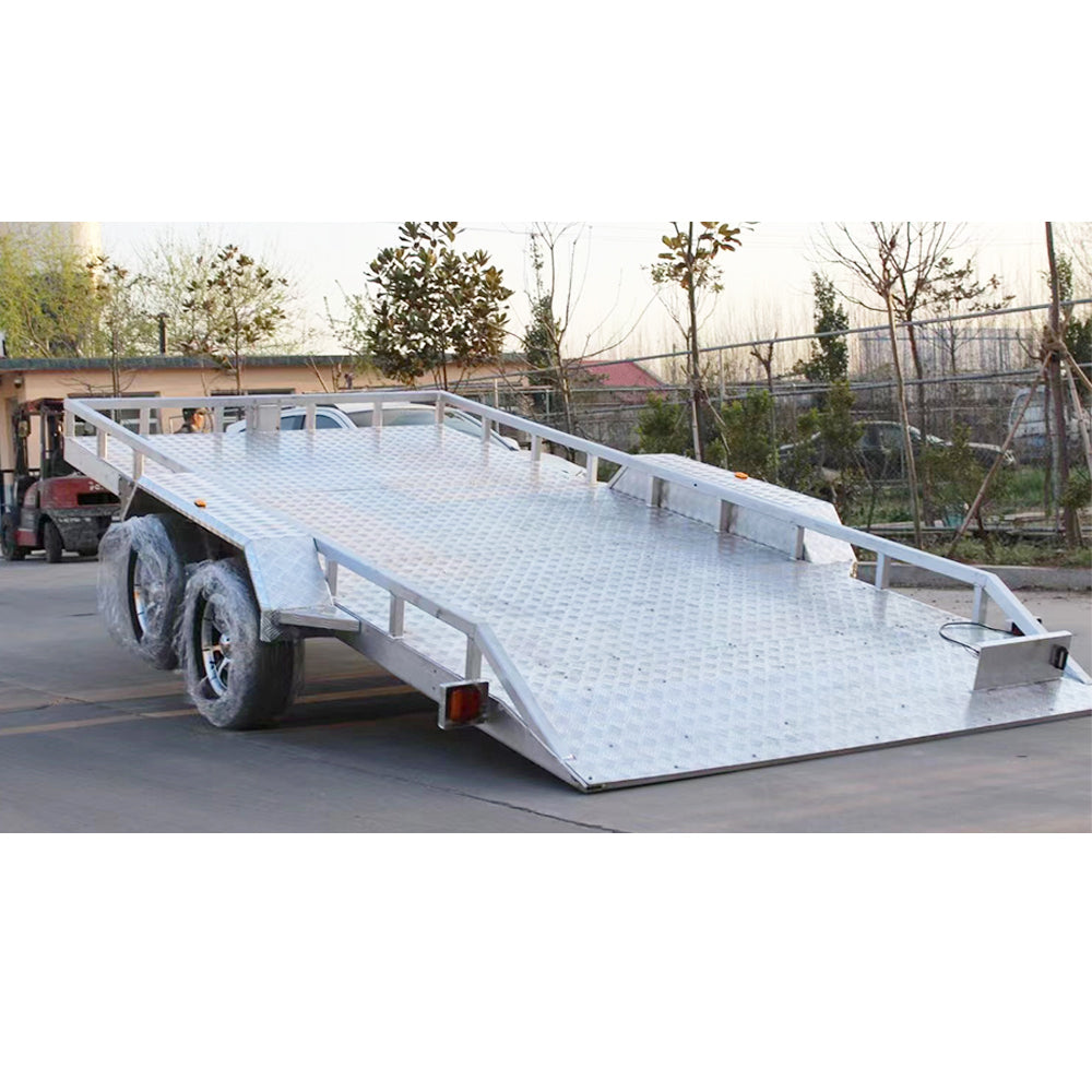 3.5 ton car transporter mini excavator trailer aluminum car trailer for sale