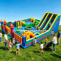 Superior Inflatable Amusement Park Heavy Duty Bounce Bouncy Castle Combo With Fun Games for Outdoor Recreation Commercial Use
