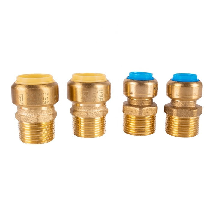 1/2" 3/4'' 1 ''Coupling Quick Connect Fitting Shark Bite Style for Copper Pipe Pex Pipe Push Fit in Fittings