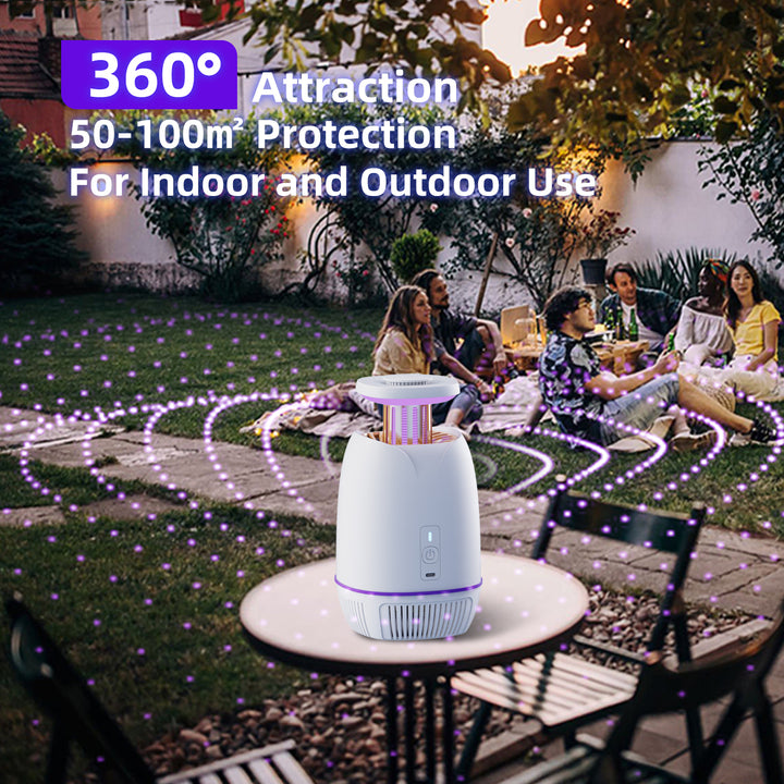 2025 Hot Selling Mosquito Zapper Insect Fly Control Indoor Outdoor Safe Mosquito Lamp Fruit Fly Trap Moths Gnats Fly Repellent